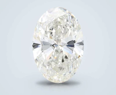 10.18ct G VVS2 Rare Carat Ideal Cut Oval Lab Grown Diamond