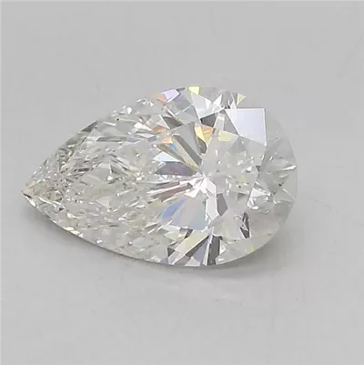 1.46ct G SI2 Rare Carat Ideal Cut Pear Lab Grown Diamond