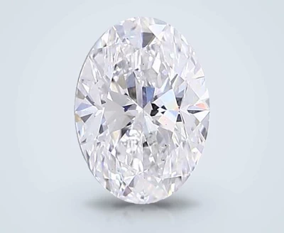 2.56ct D VS2 Very Good Cut Oval Lab Grown Diamond