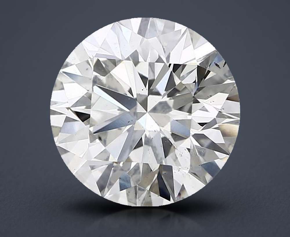 5.27ct H SI1 Rare Carat Ideal Cut Round Lab Grown Diamond