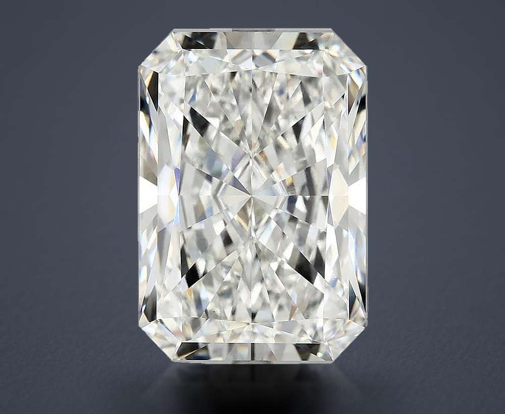 10.51ct F VVS2 Rare Carat Ideal Cut Radiant Lab Grown Diamond