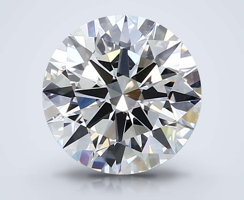 2.02ct E VVS2 Rare Carat Ideal Cut Round Lab Grown Diamond