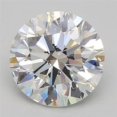 3.42ct F VS2 Rare Carat Ideal Cut Round Diamond