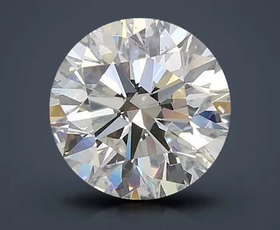 3.42ct F VS2 Rare Carat Ideal Cut Round Diamond