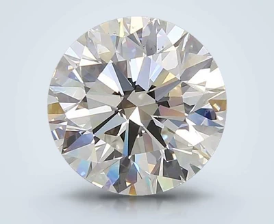3.42ct F VS2 Rare Carat Ideal Cut Round Diamond