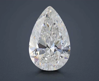 0.96ct E VVS2 Rare Carat Ideal Cut Pear Lab Grown Diamond