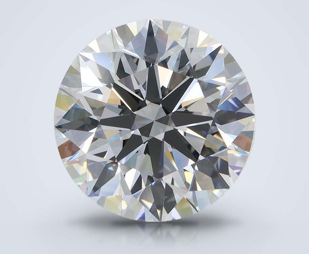 4.34ct E VS1 Rare Carat Ideal Cut Round Lab Grown Diamond
