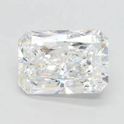 3.21ct E VVS2 Rare Carat Ideal Cut Radiant Lab Grown Diamond