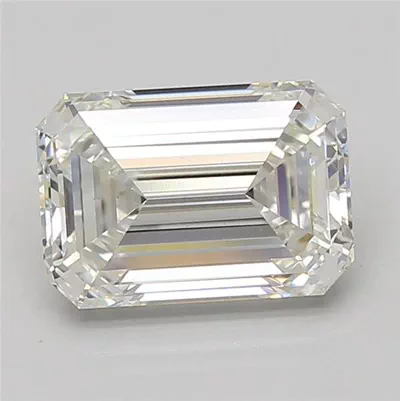3.01ct G VS1 Rare Carat Ideal Cut Emerald Lab Grown Diamond