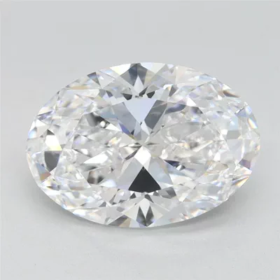 2.03ct D VVS1 Rare Carat Ideal Cut Oval Lab Grown Diamond