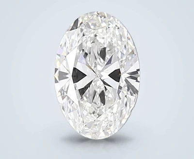 2.51ct E VS2 Rare Carat Ideal Cut Oval Lab Grown Diamond