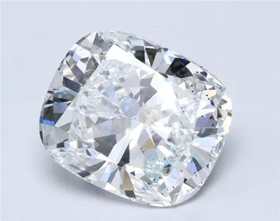 3.13ct F SI1 Rare Carat Ideal Cut Cushion Lab Grown Diamond