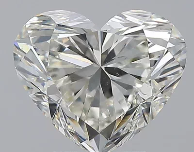 3.65ct J VS2 Rare Carat Ideal Cut Heart Diamond