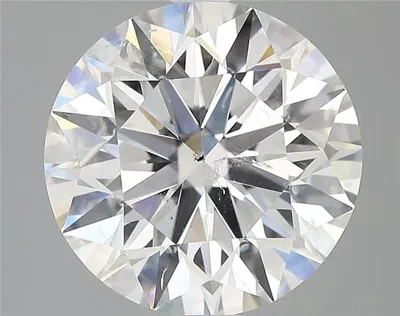 3.01ct H SI2 Rare Carat Ideal Cut Round Diamond