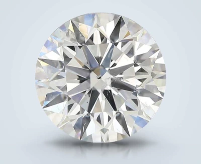 3.01ct H SI2 Rare Carat Ideal Cut Round Diamond