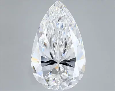 8.01ct E SI1 Very Good Cut Pear Diamond