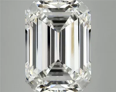 12.91ct F VVS2 Rare Carat Ideal Cut Emerald Lab Grown Diamond