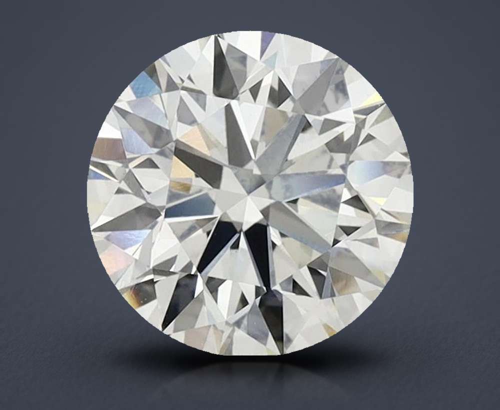 3.01ct I VVS2 Rare Carat Ideal Cut Round Lab Grown Diamond