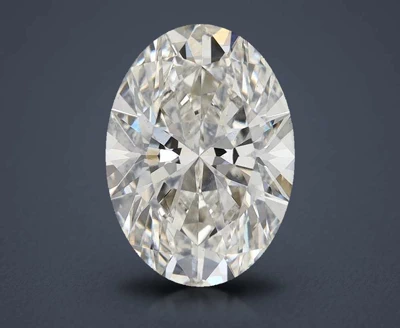4.04ct H VS2 Rare Carat Ideal Cut Oval Lab Grown Diamond