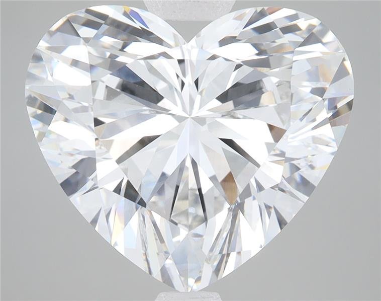 7.08ct E VVS2 Excellent Cut Heart Lab Grown Diamond