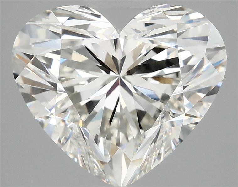 5.03ct F VS1 Rare Carat Ideal Cut Heart Lab Grown Diamond