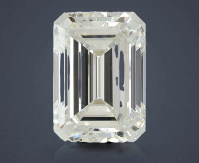 4.31ct F VS1 Rare Carat Ideal Cut Emerald Lab Grown Diamond