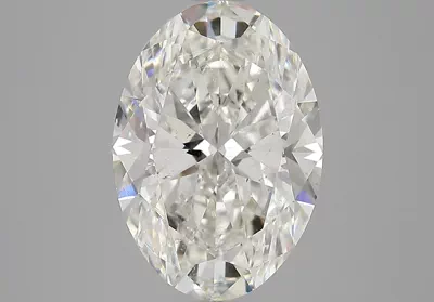 5.01ct J SI2 Rare Carat Ideal Cut Oval Diamond