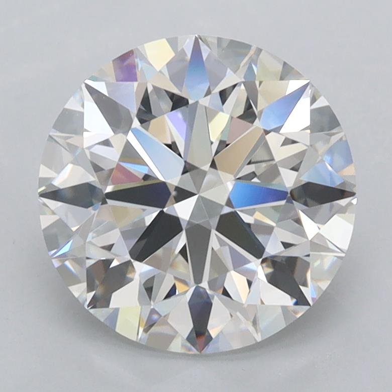2.43ct D FL Rare Carat Ideal Cut Round Lab Grown Diamond