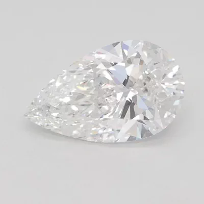 1.52ct E VVS2 Rare Carat Ideal Cut Pear Lab Grown Diamond