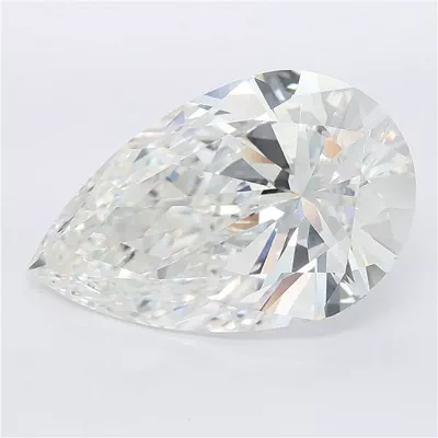 13.01ct F VVS2 Rare Carat Ideal Cut Pear Lab Grown Diamond
