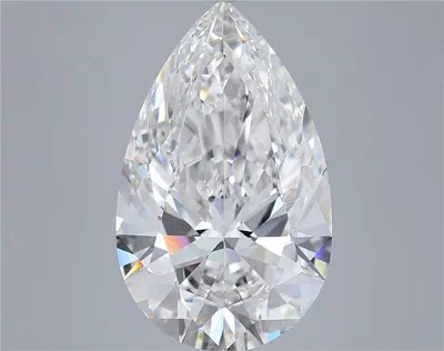 10.09ct F VS1 Rare Carat Ideal Cut Pear Lab Grown Diamond