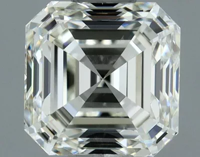 0.70ct I VS2 Rare Carat Ideal Cut Asscher Diamond