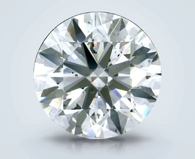 2.51ct E SI1 Rare Carat Ideal Cut Round Diamond