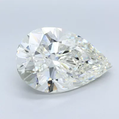 7.55ct K SI2 Excellent Cut Pear Diamond