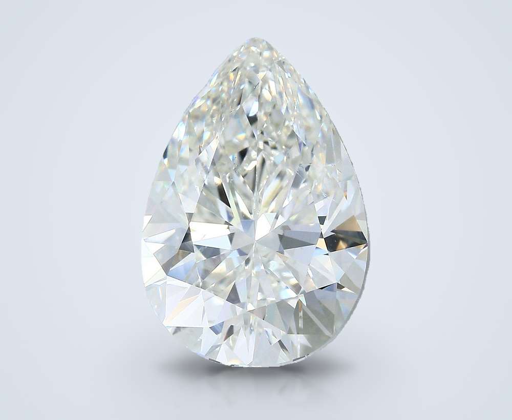 7.55ct K SI2 Excellent Cut Pear Diamond