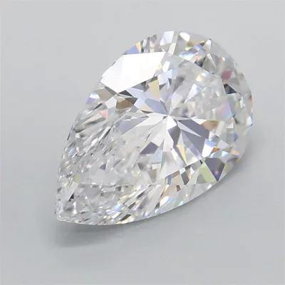 1.59ct D VS1 Rare Carat Ideal Cut Pear Lab Grown Diamond