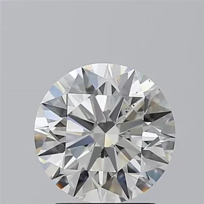 2.15ct I SI1 Rare Carat Ideal Cut Round Diamond