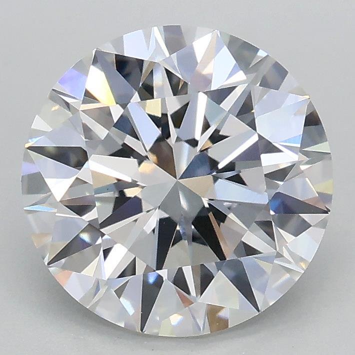 2.09ct D VVS2 Rare Carat Ideal Cut Round Lab Grown Diamond