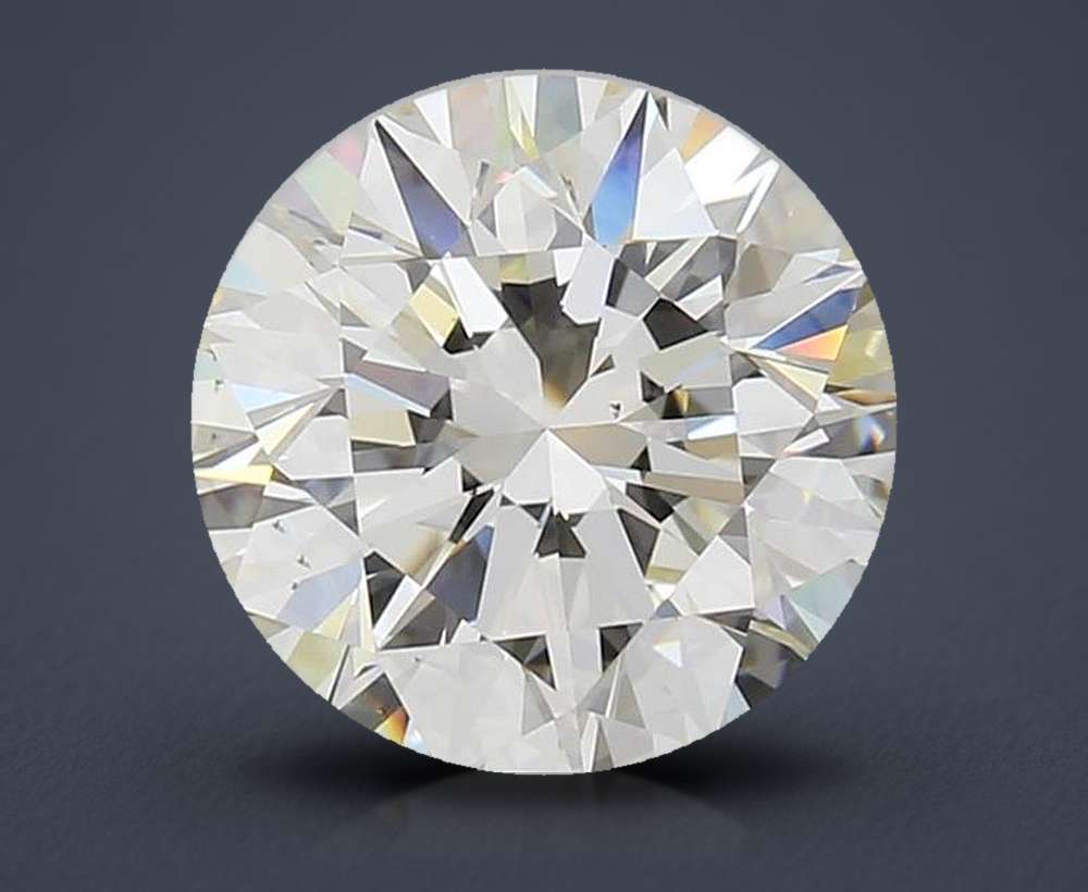 3.50ct K VS2 Rare Carat Ideal Cut Round Diamond