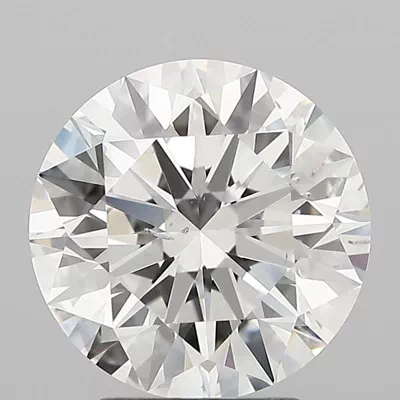 3.06ct E SI1 Rare Carat Ideal Cut Round Lab Grown Diamond
