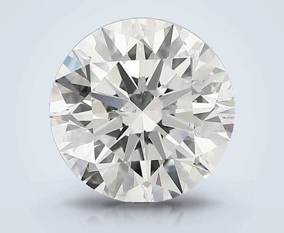 3.06ct E SI1 Rare Carat Ideal Cut Round Lab Grown Diamond