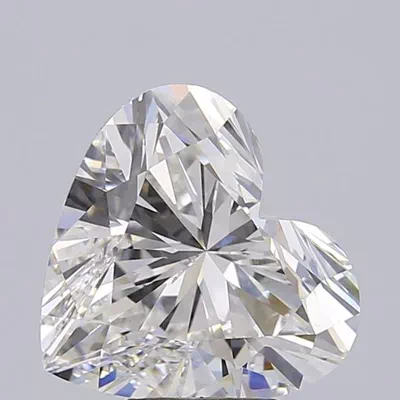 5.08ct F VS1 Rare Carat Ideal Cut Heart Lab Grown Diamond