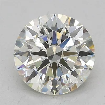 2.20ct I SI2 Rare Carat Ideal Cut Round Lab Grown Diamond