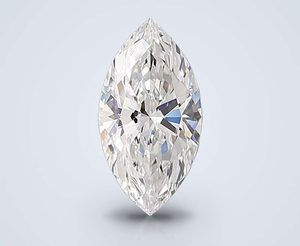 3.00ct E VS1 Rare Carat Ideal Cut Marquise Lab Grown Diamond