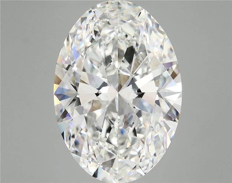 10.20ct F VVS2 Rare Carat Ideal Cut Oval Lab Grown Diamond