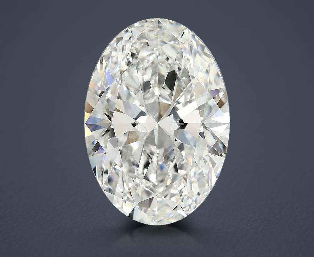 10.20ct F VVS2 Rare Carat Ideal Cut Oval Lab Grown Diamond