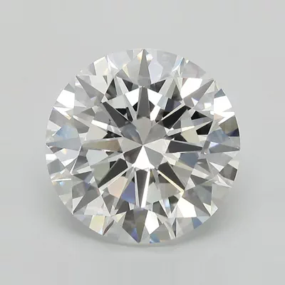 6.36ct E VVS2 Excellent Cut Round Lab Grown Diamond