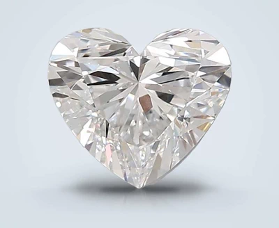2.51ct E VS1 Rare Carat Ideal Cut Heart Lab Grown Diamond
