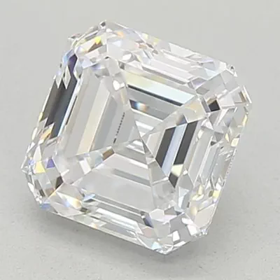 0.86ct D VVS1 Excellent Cut Asscher Lab Grown Diamond