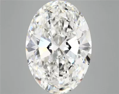 10.53ct F VS1 Rare Carat Ideal Cut Oval Lab Grown Diamond